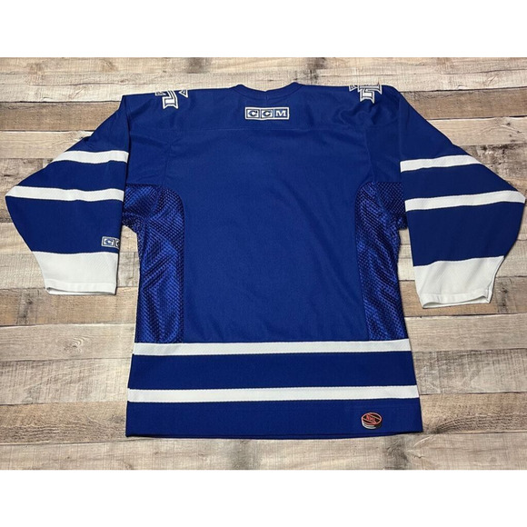Toronto Maple Leafs Jersey Men's Small Blue Vintage CCM NHL Hockey - Picture 2 of 15